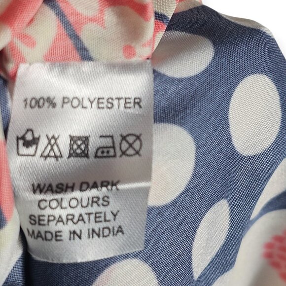 Miss Lavish London Caftan Maxi Dress Free Size Multicolor Patchwork Print NWT - Picture 4 of 5